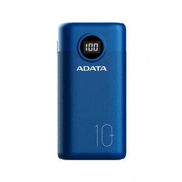 Baterie externa AData P10000QCD, 10.000 mAh, Quick Charge 3.0, Blue